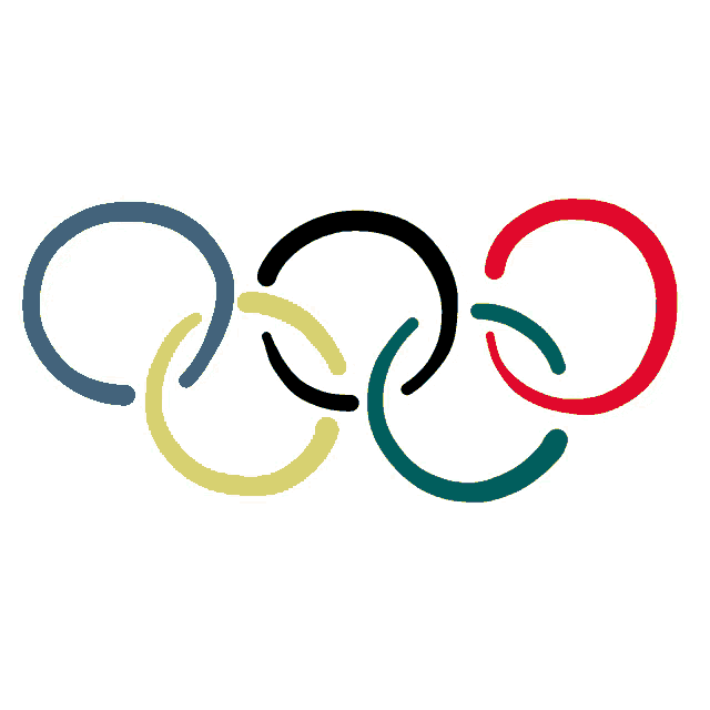 Stylized Olympic Rings Animation 2020