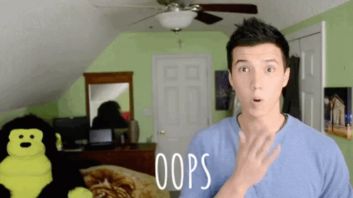 Aaron Burriss Says Oops