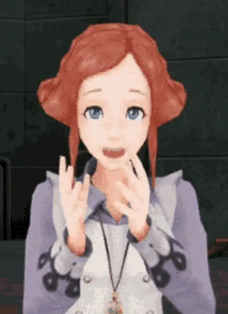 Luna from Virtues Last Reward Surprised