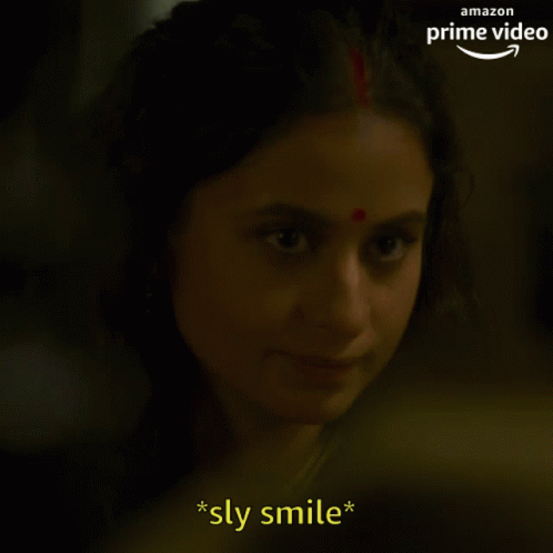Beena Tripathi's Sly Smile