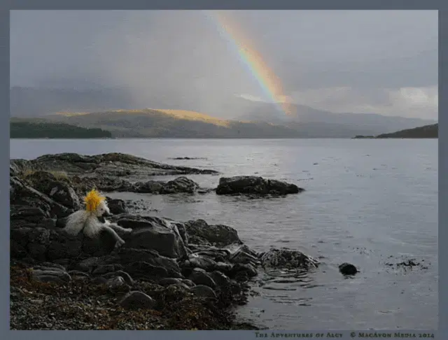 Stormy Scottish Landscape