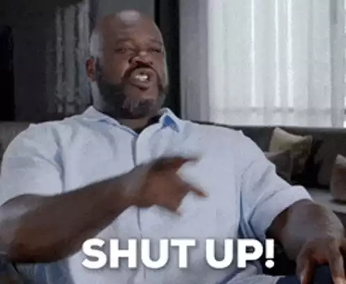 Man Says Shut Up
