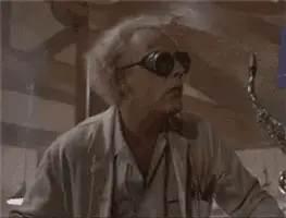Doc Brown Surprised - Back To The Future