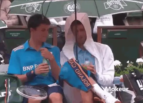 Novak Djokovic: Brindis Amistoso en Roland Garros