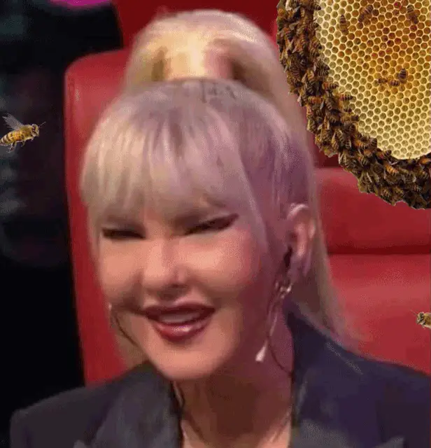 Jami with Bees and Hive