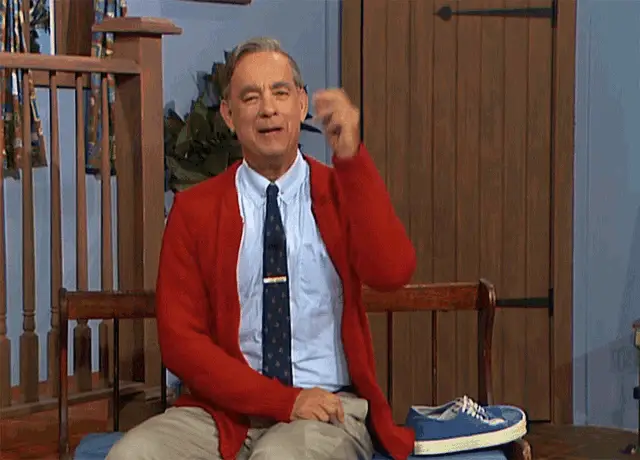Tom Hanks as Mr. Rogers: Snap Tada!