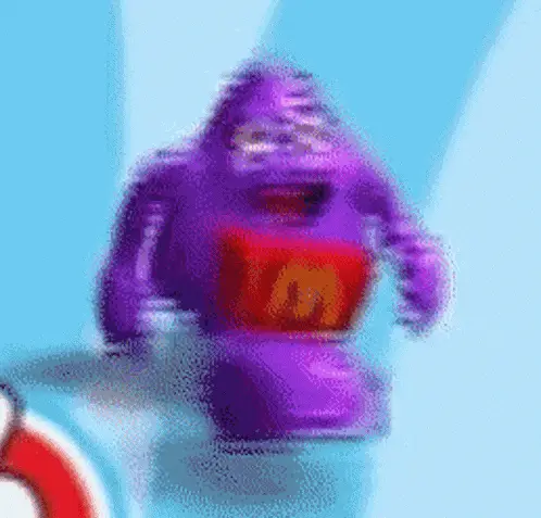 Grimace McDonald's Character Animation