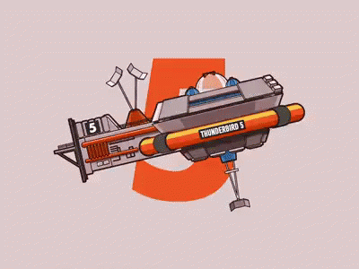 Thunderbirds Are Go Countdown Animation