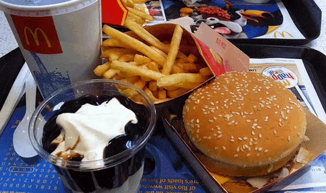 McDonald's Chicken Nuggets and Fries Feast