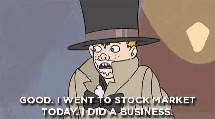 Adultman: I Went To Stock Market Today And Did A Business