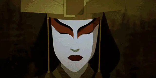 Avatar: Kyoshi, Aang, and Korra in Avatar State