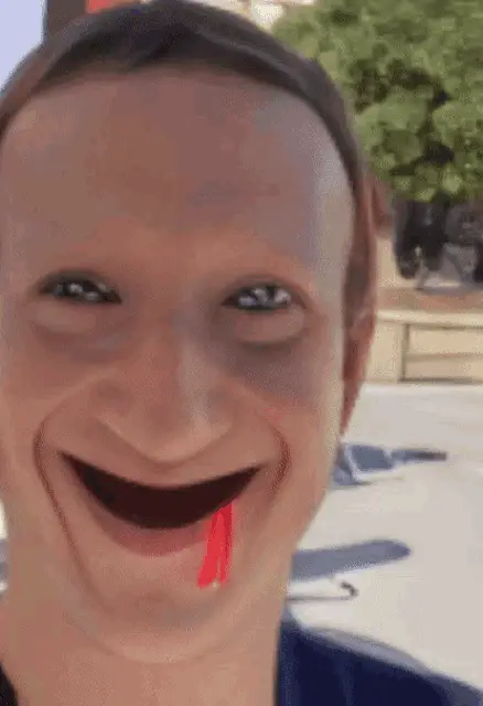 Mark Zuckerberg with Last Breath Sans Filter