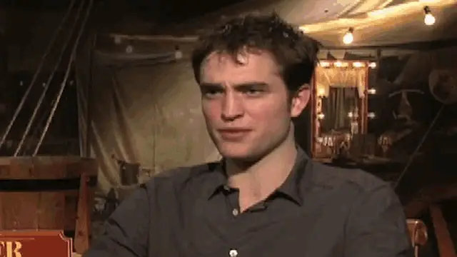 Robert Pattinson's Surprised Reaction