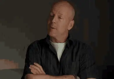 Bruce Willis Facepalms