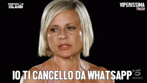 Antonella Elia: I'll Delete You From WhatsApp