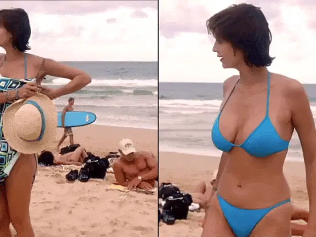 Catherine Bell in Bikini