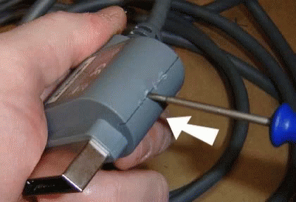 How to Open Xbox 360 AV Cable Connector