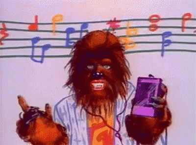 Lupoman: Chewbacca with Music Player