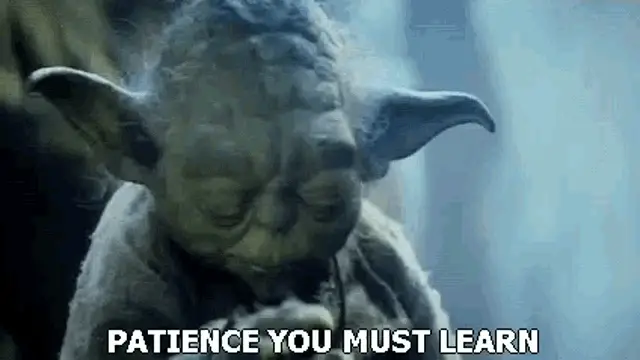 Star Wars Yoda: Patience You Must Learn