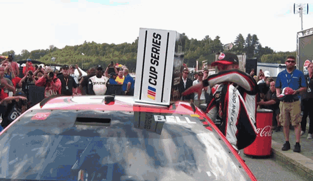 Christopher Bell Celebrates NASCAR Cup Series Win