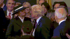 Trump Kisses Melania