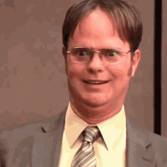 Dwight Schrute's Iconic Funny Face
