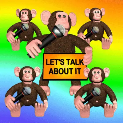 Let's Talk About It: Animated Monkeys