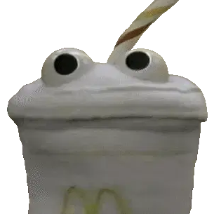 McDonald's Frog Cup Animated Sticker