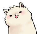 Thaonema Llama: Hungry & Cute Tongue Out Sticker