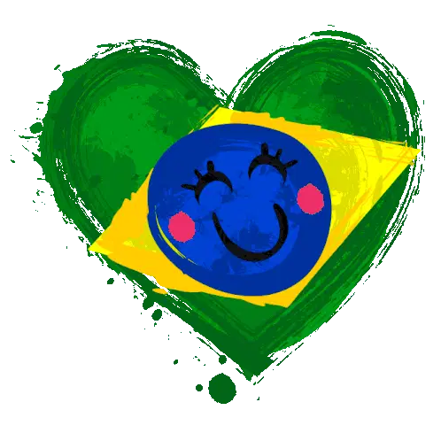 Brasil Love Sticker