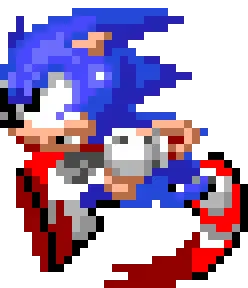 Sonic FNF Confronting Yourself Pixel Art Running