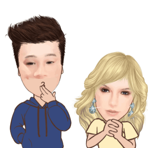 Hauzozo and Taylor Swift Love Caricature