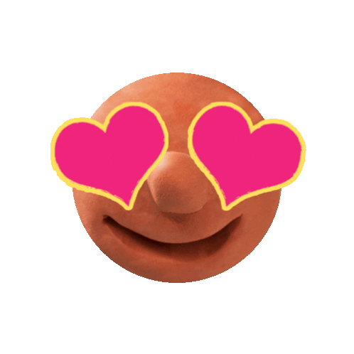Morph Character with Heart Eyes Love Sticker