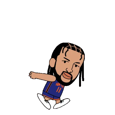 Cartoon Basketball Player #11 NBA Sticker