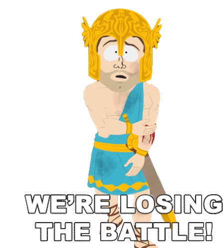 Icarus: We're Losing The Battle! South Park Sticker