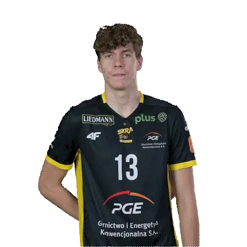 Mateusz Nowak with Flowers - PGE Skra Bełchatów