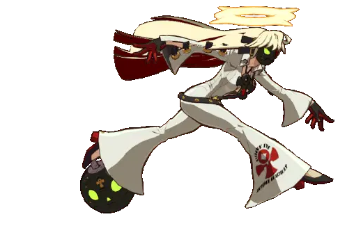 Guilty Gear Jack-O' Valentine Running Sticker