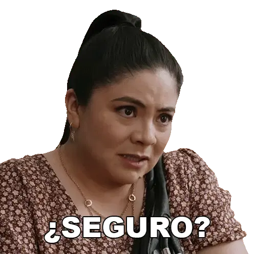 Luz Aldán: ¿Seguro? Questioning Sticker