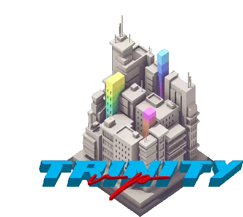 Trinity RP: Animated Cityscape Logo Sticker