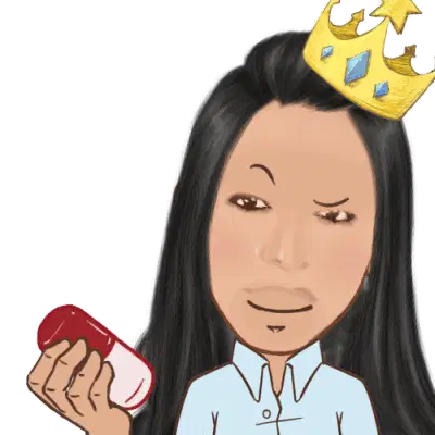 Suyanne with Crown and Pill - Bolsonaro Sticker