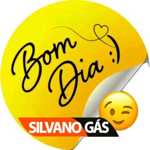 Silvano Gás Bom Dia Sticker with Phone Number