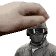 John Black Ops Soldier Pat on Shoulder