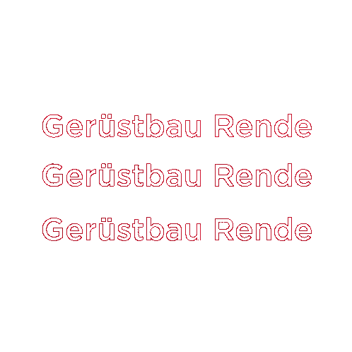 Gerüstbau Rende 2023 Logo Animation