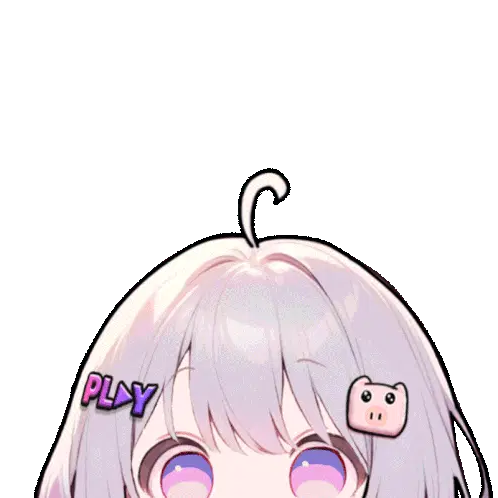 Play Violet Anime Girl Happy Weekend Sticker