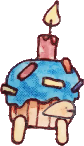 No No Way Cupcake Sticker