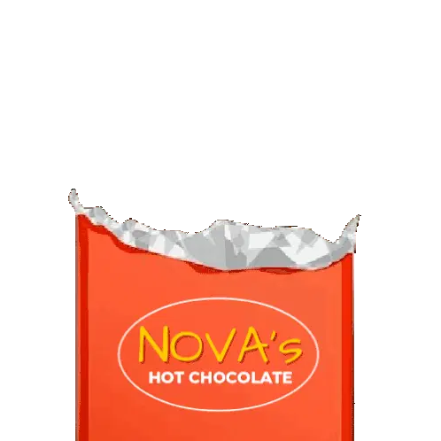 Nova's Hot Chocolate Bar Woman Sticker