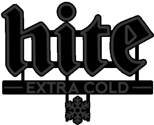 Hite Jinro Extra Cold Beer Sign