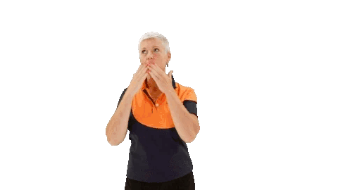Happy Woman Clapping Hands Transparent Sticker