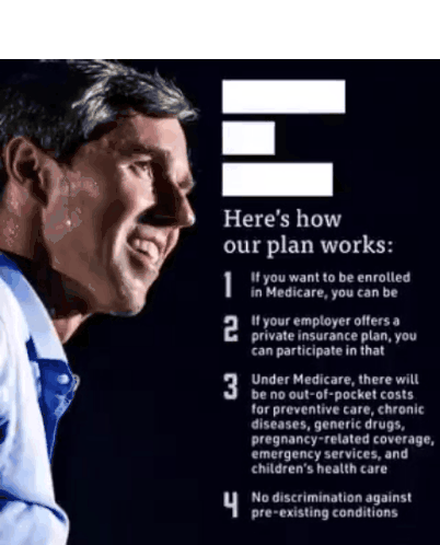 Beto O'Rourke Medicare For America Public Option Plan