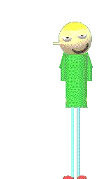 Garrett Jumpman25 Baldi Mod Pixel Art Sticker